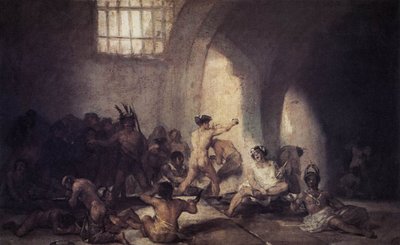 The Madhouse by Francisco de Goya
